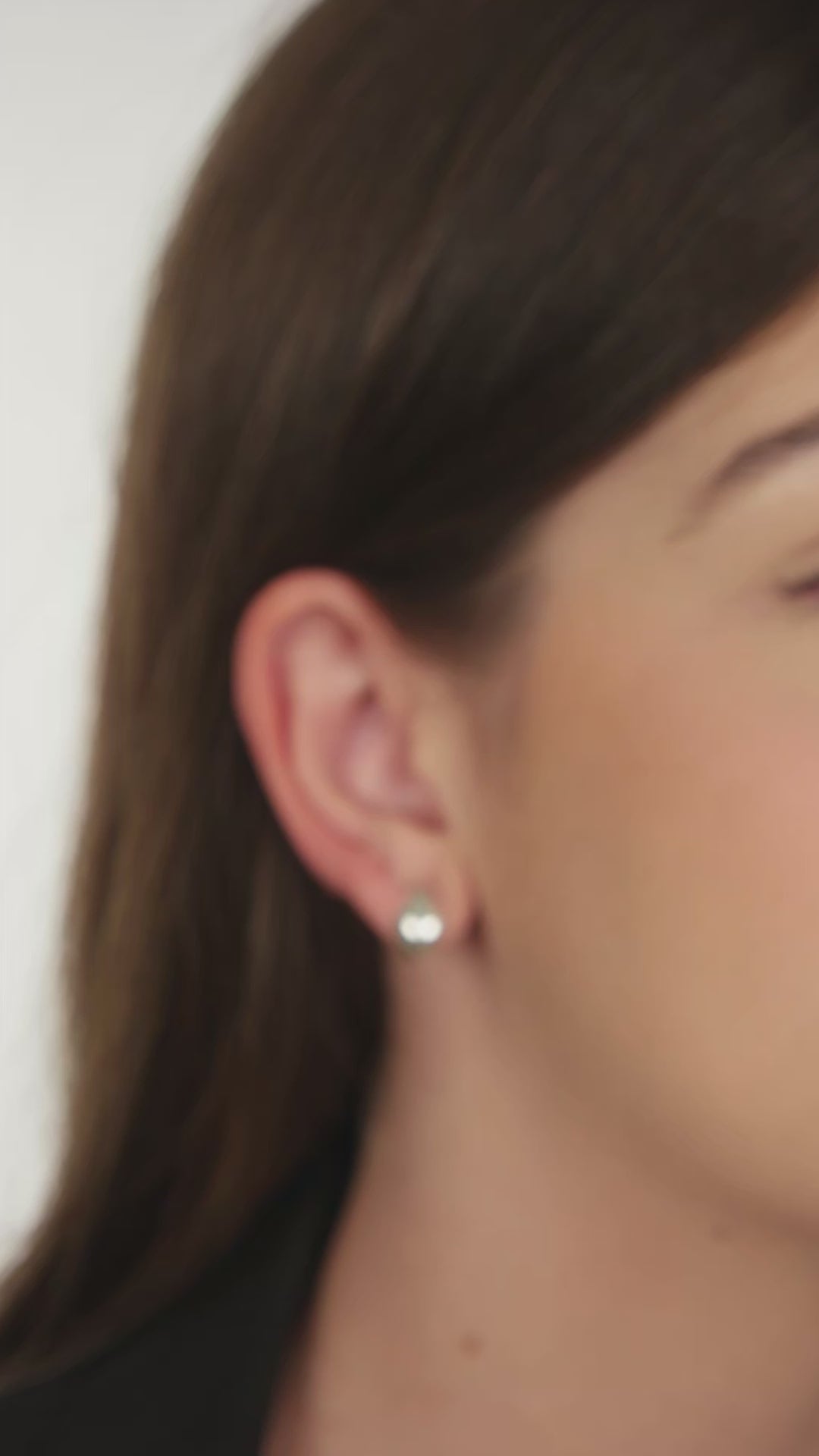 Brinco de Gota em Prata 925